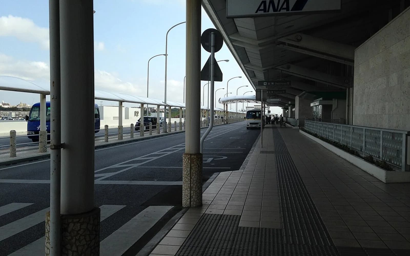 Naha Airport domestic passenger terminal for Okinawa airport transfer planning.